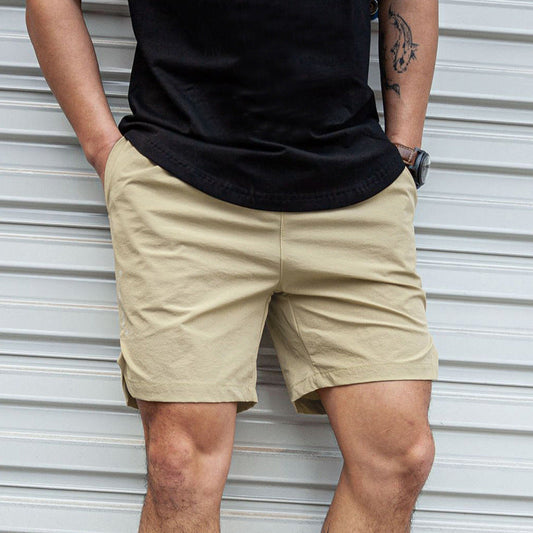 2021 novos shorts esportivos de secagem rápida masculino casual exercício de fitness correndo calças de cinco pontos tamanho grande marca moderna absorvente de água e suor
