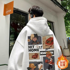 moletom oversize masculino high street com estampa