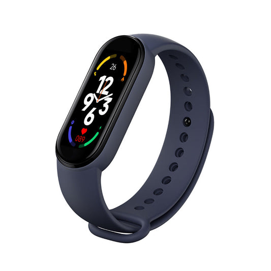 Pulseira inteligente esportiva M7 com tela colorida com contagem de passos,multifuncional, frequência cardíaca, pressão arterial, sono, música cross-border