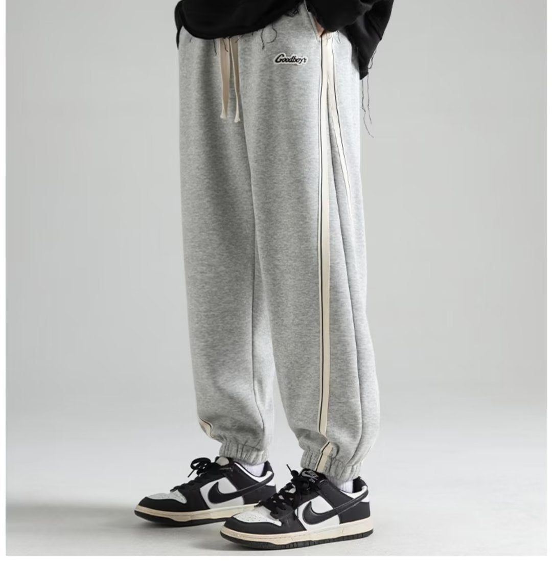 calça moletom larga masculina estilo high street listrada