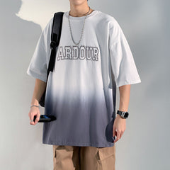 camiseta de manga curta com estampa masculina