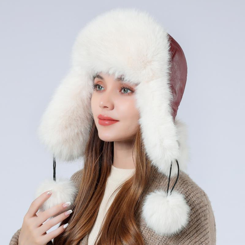 touca fofa e forrada para frio extremo