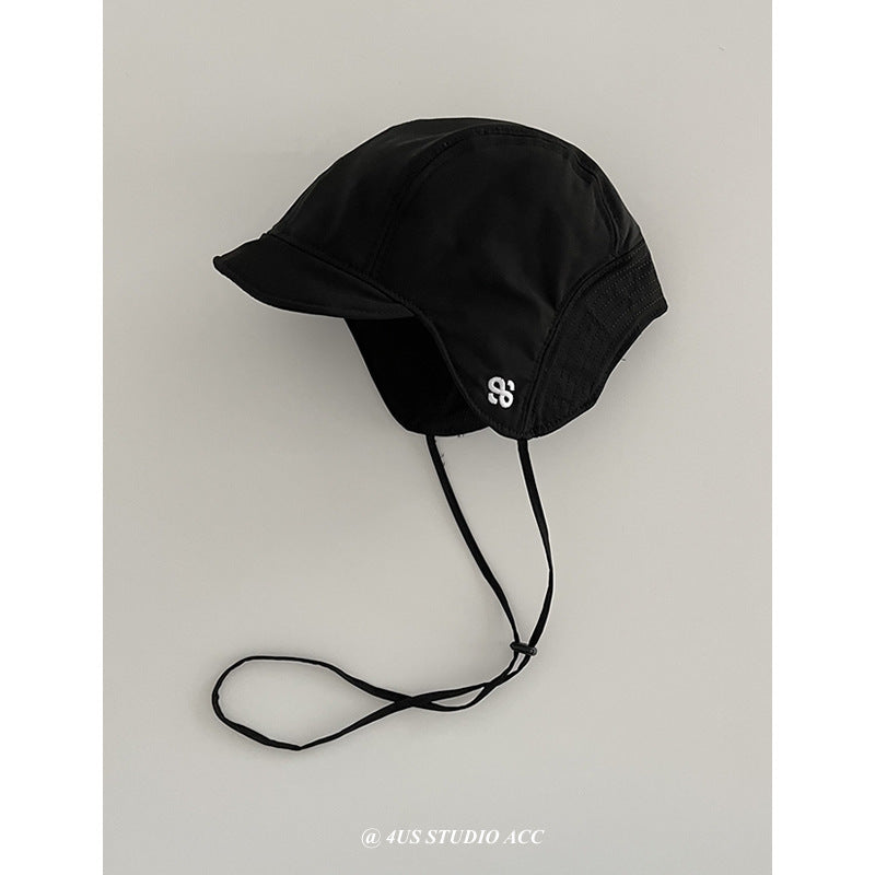 touca unissex com aba e tampa orelha