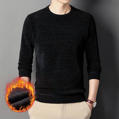 suéter masculino de algodão para o inverno