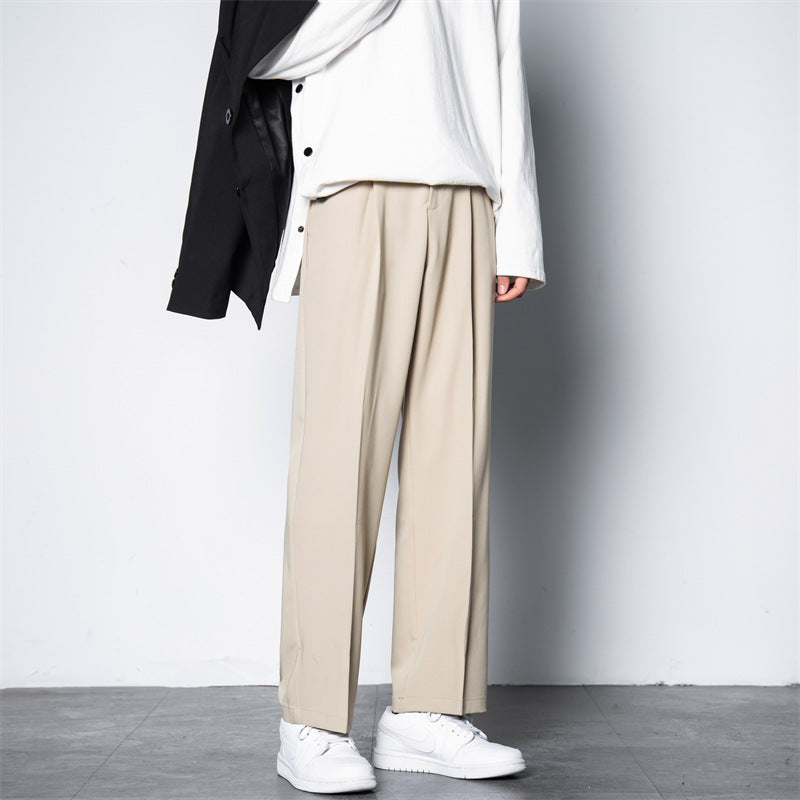 calça de terno masculina estilo casual