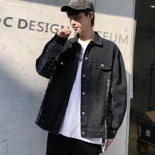 jaqueta jeans masculina estilo high street