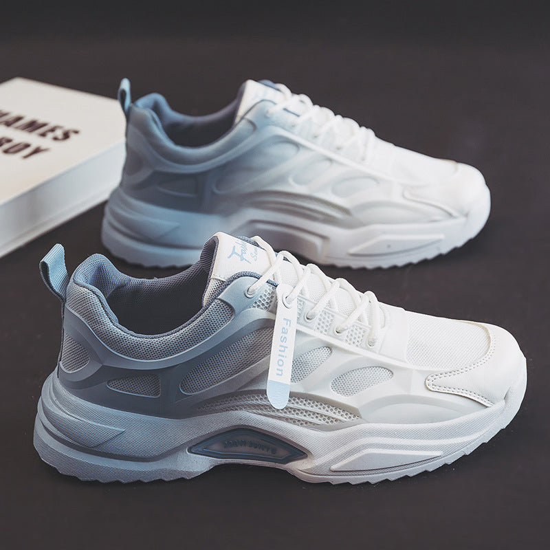 sapatos esportivos estilo streetwear para homens de sola grossa