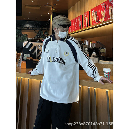 camisa polo esportiva masculina high street