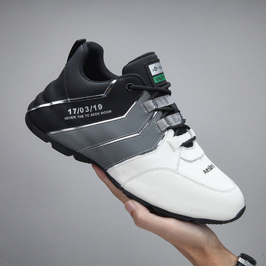 sapato masculino esportivo listrado confortavel