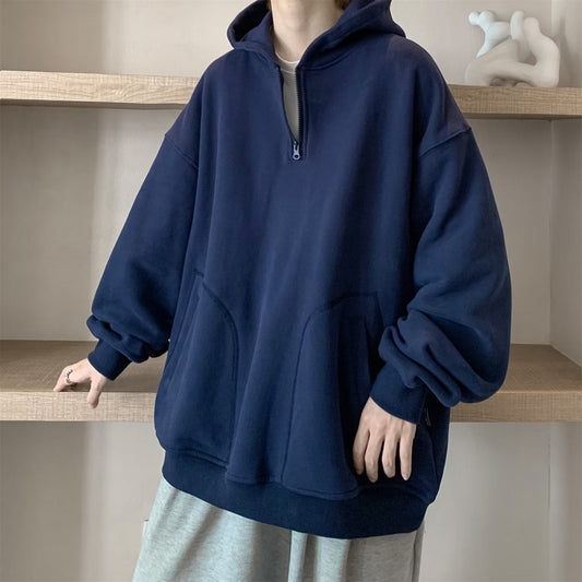 jaqueta masculina estilo americano retro com touca