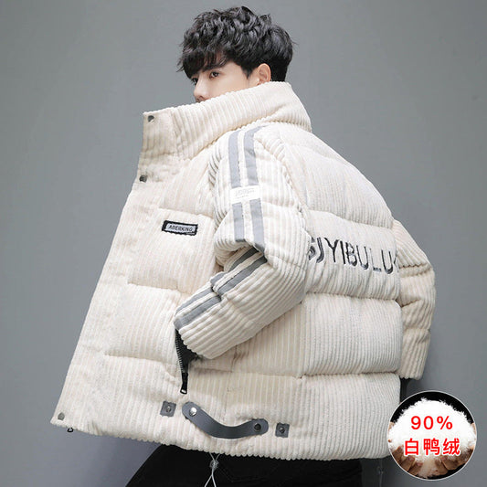 jaqueta bombojaco com braço listrado high street