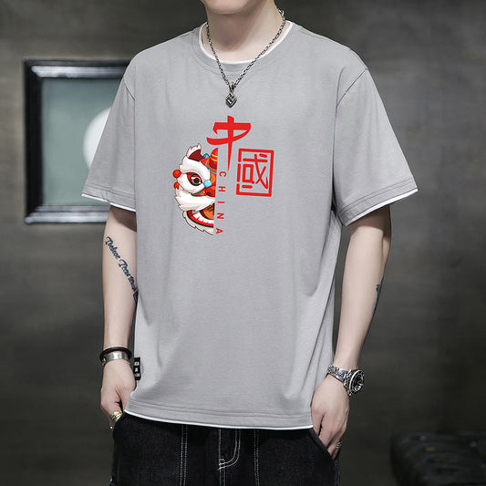 camisa larga masculina estilo folclore chines