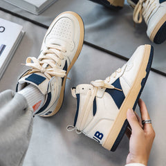 sapatos esportivo de verão de cano alto estilo high street