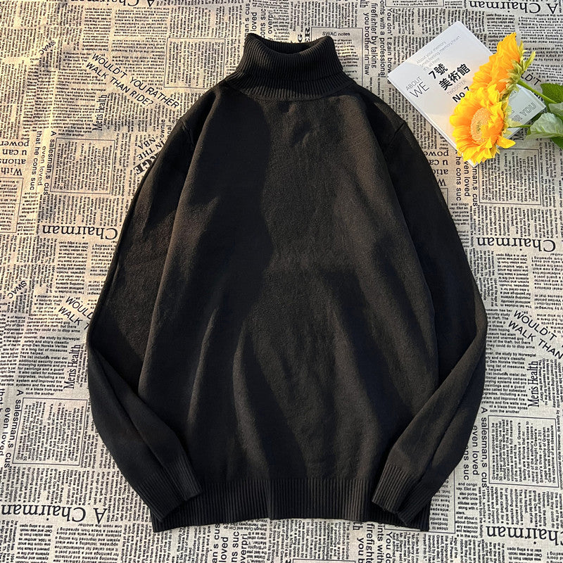 sueter masculino com gola alta