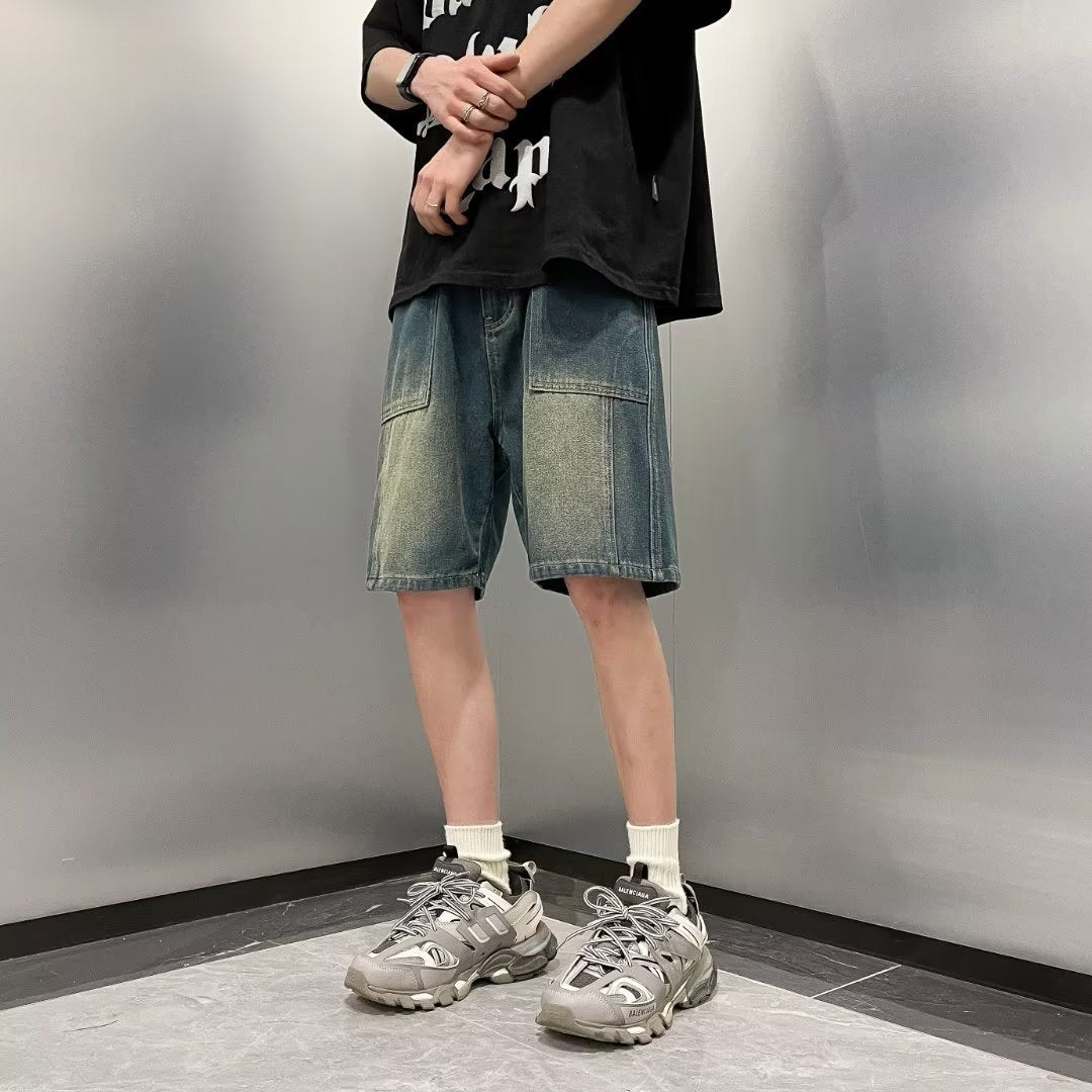 shorts jeans masculinos verão hong kong