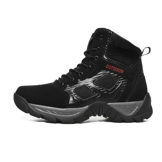 botas de cano medio outdoor com cadarço