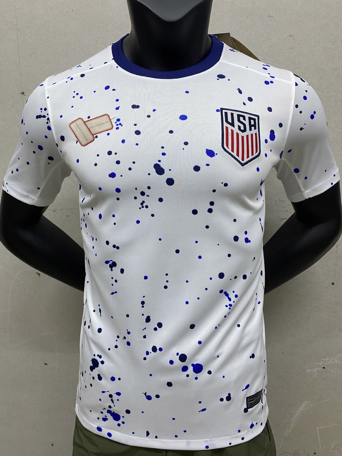 camisa de time de futebol da seleção Estados Unidos branca modelo tailandes
