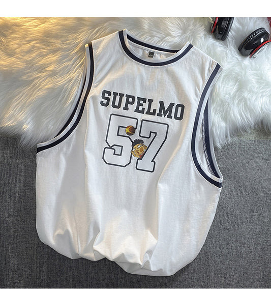 regata masculina estilo jogador de basquete