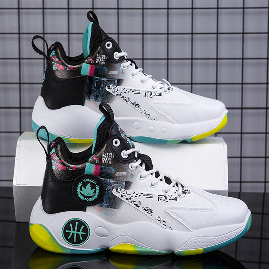 Sapatos masculinos de basquete juvenil transfronteiriço de verão único comércio exterior, novos esportes casuais
