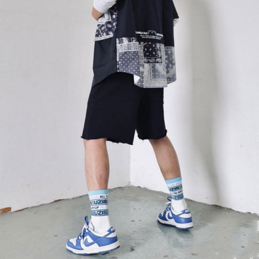 shorts masculino fitness estilo high street