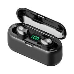 fone de ouvido bluetooth com tela LED F9-34