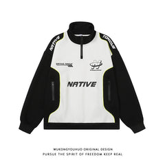 jaqueta esportiva de motoqueiro high street