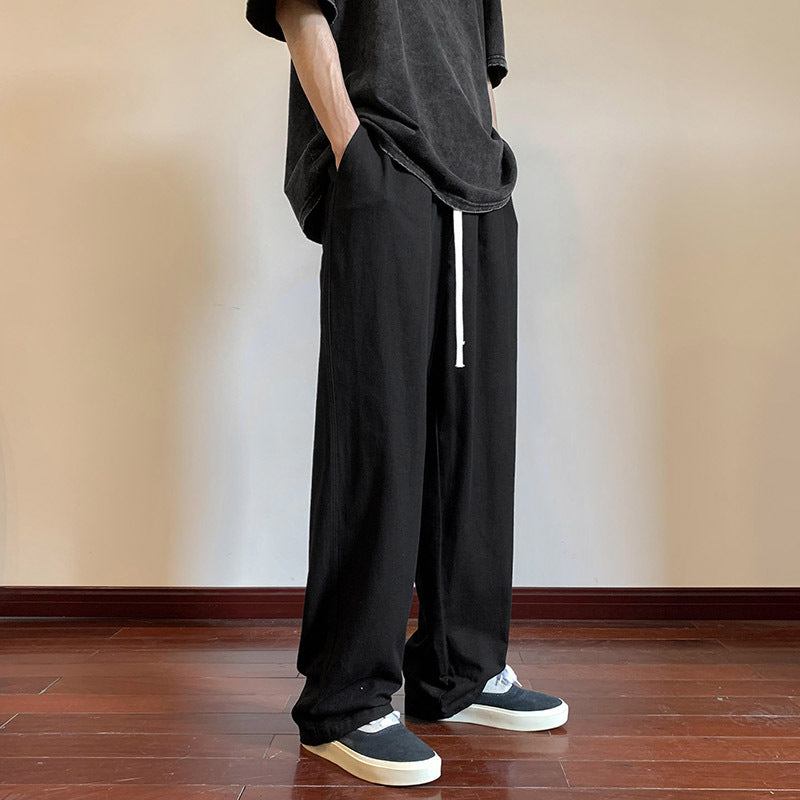 calça jeans larga