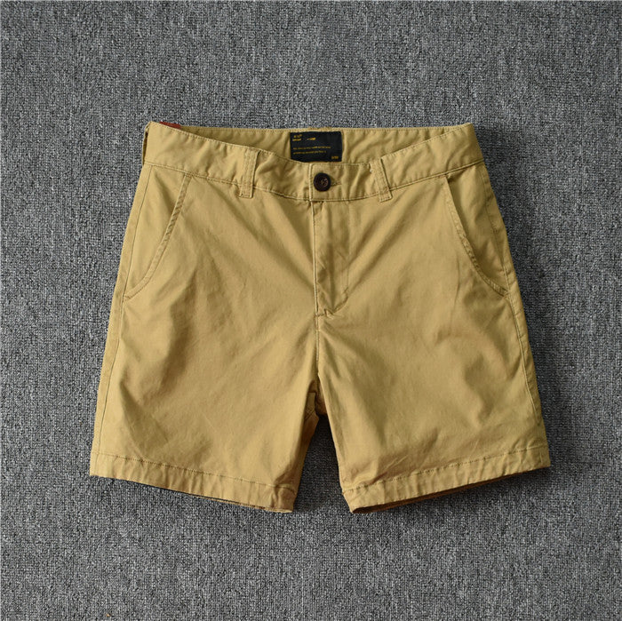 casuais masculinos na moda puro algodão fino-ajuste estilo retro