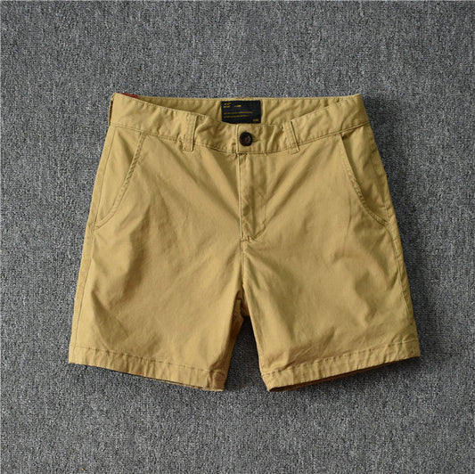 casuais masculinos na moda puro algodão fino-ajuste estilo retro