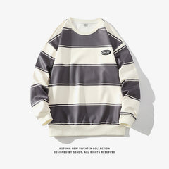 camisa de manga comprida estilo high street listrada