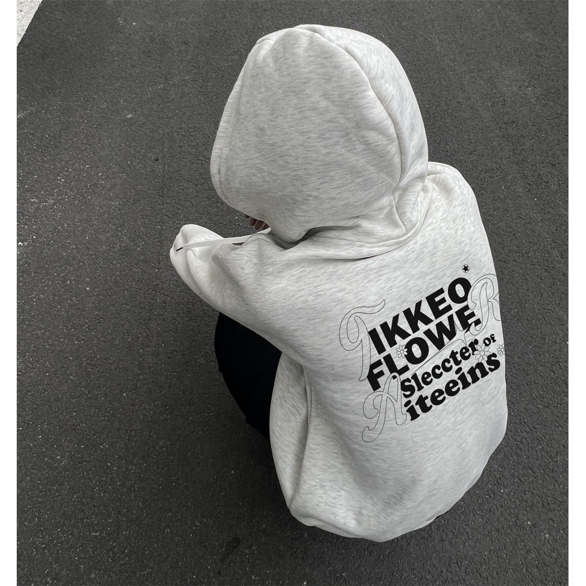 moletom com capuz masculino estilo streetwear com estampa