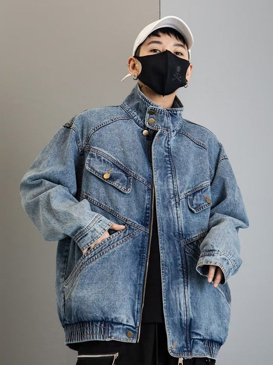 jaqueta jeans masculina