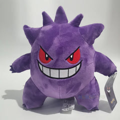 Pokemon Gengar pelúcia brinquedo recheado para crianças, original, bonito, desenhos animados, boneca macia, Pikachu, presente de aniversário, 24cm