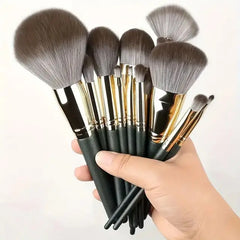 Soft Fluffy Makeup Brush Set, Professional Cosmetic, Foundation Powder, Eyeshadow, Kabuki Blending, Beauty Tool