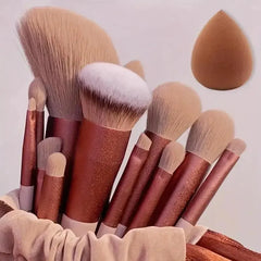 Soft Fluffy Makeup Brush Set, Professional Cosmetic, Foundation Powder, Eyeshadow, Kabuki Blending, Beauty Tool