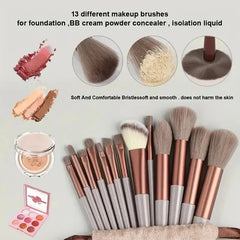 Soft Fluffy Makeup Brush Set, Professional Cosmetic, Foundation Powder, Eyeshadow, Kabuki Blending, Beauty Tool
