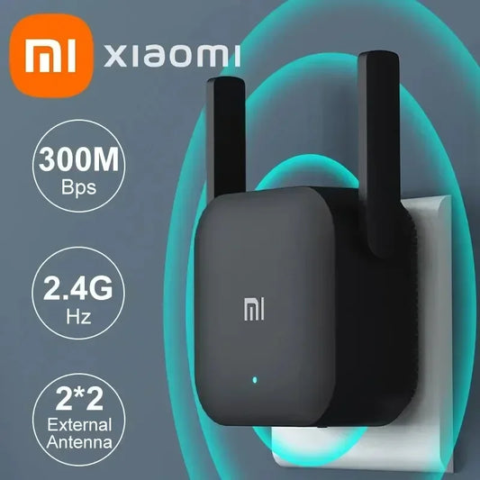 Xiaomi-Mi Roteador WiFi Sem Fio, 300M, 2.4G, Repetidor, Expansor de Rede, Extensor de Alcance, Roteader, Original, Pro, Novo