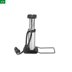 MIni Bomba Ar Alta Pressão Pedal Encher Pneu Moto Bicicleta