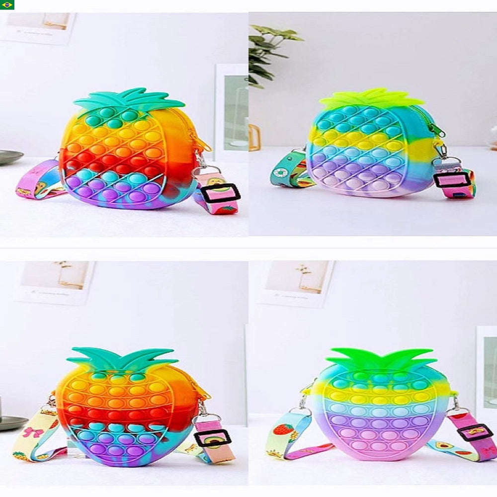Frutas Bolsa Pop It Brinquedo Anti Stress Premium