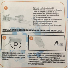 Lanterna dianteira para bicicleta H1860