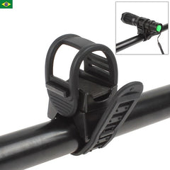 Suporte Universal de Farol para Bicicleta / Clipe 360 Graus Ajustável de Lanterna para Bike