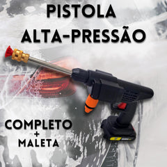 Pistola d'Água Alta-Pressão Completo com Maleta