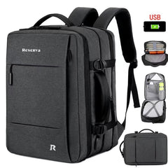 Mochila notebook grande c/ entrada USB FONE-mala de viagem