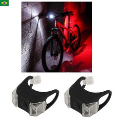 Lanterna para Bike Bicicleta Farol Dianteiro e Traseiro Pisca Stobo 3 modos