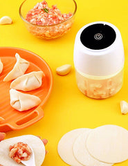 Mini Processador Moedor Eletrico Alho Sem Fio Alimentos Usb