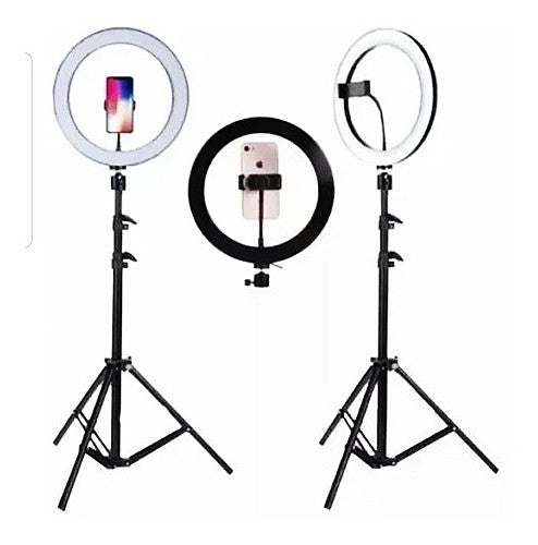 Ring Light Iluminador 13 Polegadas 33cm C/ Tripe + Suport