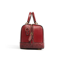 Bolsa feminina de couro bolsa de noiva retrô bolsa leve de luxo padrão artesanal marca bolsa textura couro