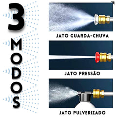 Pistola d'Água Alta-Pressão Completo com Maleta