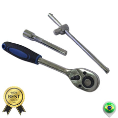 Jogo Soquetes 32 Peças com 8 A 32mm Kit De Ferramentas Completo