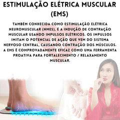 Massageador Pulso Elétrico Perna Pés EMS